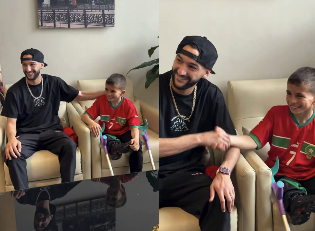 في التفاتة إنسانية “راقية”.. زياش ونادي الوداد يحققان حلم الطفل “يونس” (صور) في التفاتة إنسانية “راقية”.. زياش ونادي الوداد يحققان حلم الطفل “يونس” (صور)