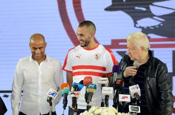 رسميا...الزمالك المصري يقدم مهاجمه المغربي خالد بوطيب