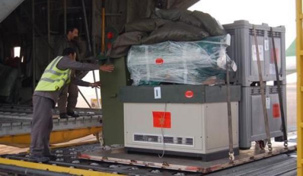 المغرب يرسل مساعدات إنسانية بقيمة 10 ملايين درهم إلى ساكنة قطاع غزة