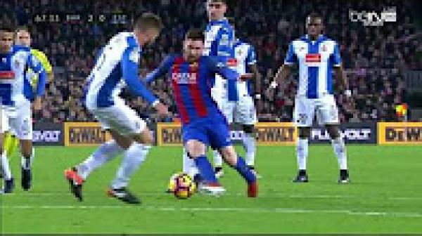 اهداف مباراة برشلونة واسبانيول 4-1