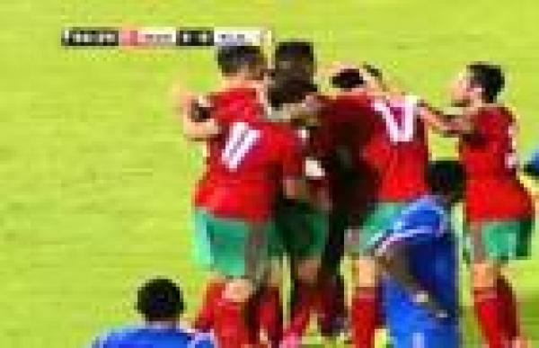 الهدف الثالث للمنتخب المغربي أمام افريقيا الوسطى