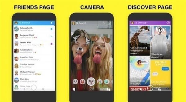 إصدار جديد من تطبيق "سناب شات" لأجهزة "آيفون"