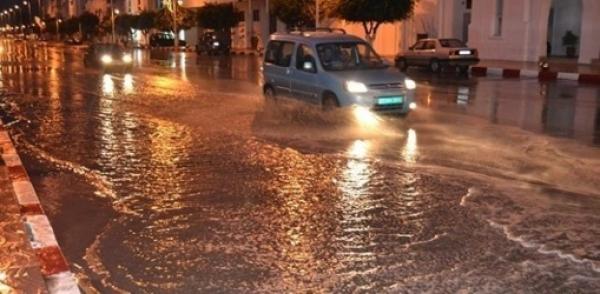 نشرة خاصة : أمطار عاصفية قوية و برد بالعديد من جهات المغرب 