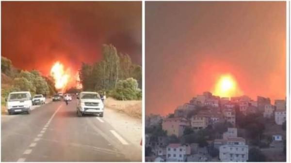 جمعيات أمازيغية من المغرب تَدخل على خطّ النيران الملتهبة بـ"منطقة القبايل" وتُصرح: "وراء هذه الجرائم مخططات شيطانيّة"