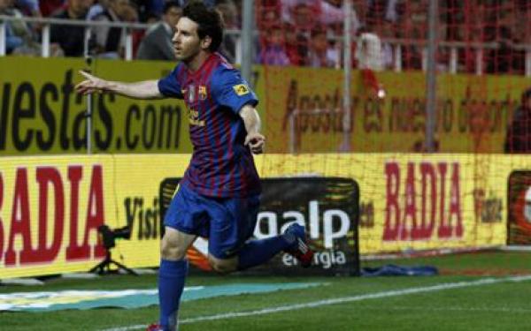 فيديو - ميسي أصغر لاعب يحرز 150 هدفا في الليغا