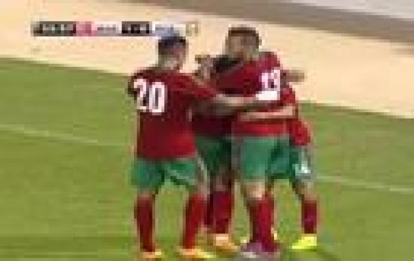 الهدف الاول للمنتخب المغربي أمام افريقيا الوسطى