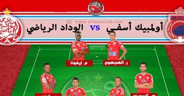 أولمبيك آسفي يلحق أول هزيمة بالوداد البيضاوي 2-0