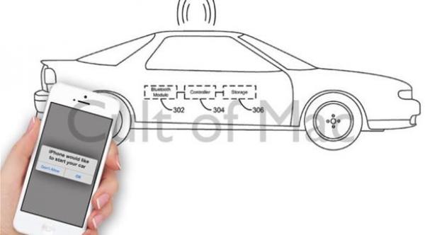 براءة اختراع للتحكم بالسيارة بواسطة أجهزة "أبل"