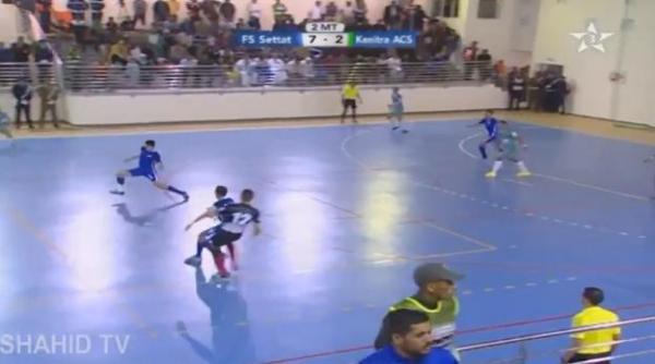 أهداف نهائي كأس العرش للفوتسال : نادي سبو القنيطرة 3-8 فتح سطات