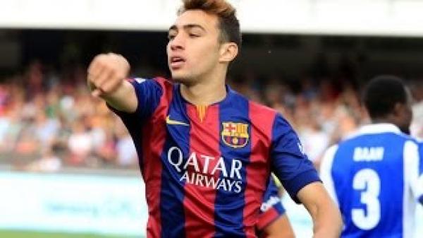 حارس برشلونة يشيد باللاعب المغربي منير حدادي