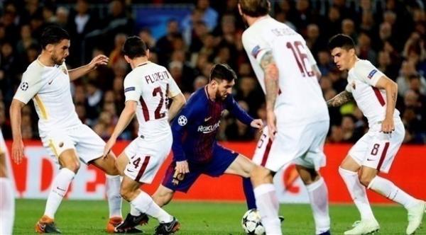 برشلونة يدهس روما برباعية ويضع قدما في نصف نهائي أبطال أوروبا(فيديو)