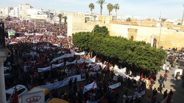 هذا هو عدد المشاركين في مسيرة الرباط حسب مصادر رسمية