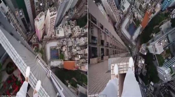 بالفيديو: مغامر ينتقل من ناطحة سحاب إلى أخرى على قدميه