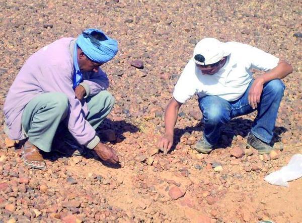 سقوط نيزك من المريخ في المغرب