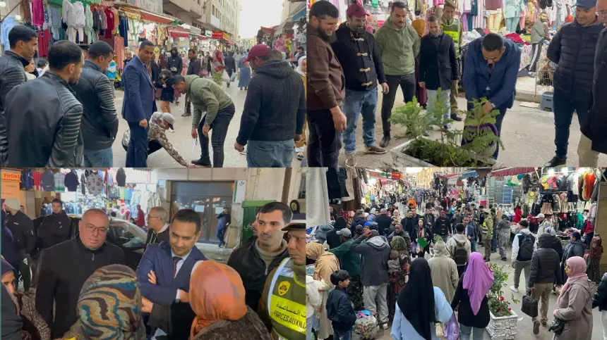 بعد حملات التحرير.. باشا سطات يعيد النظام إلى أشهر شارع بحوار إنساني مع الباعة