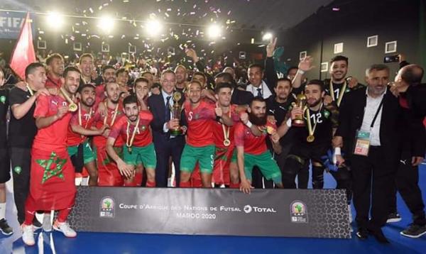 الملك يُهنئ المنتخب المغربي بعد تتويجه باللقب الإفريقي