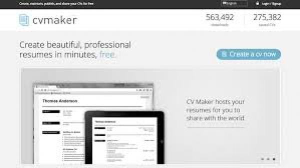 موقع لإنشاء السير الذاتية بكل سهولة