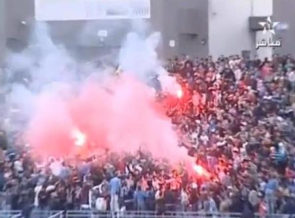 شغب و اقتلاع للكراسي بملعب طنجة