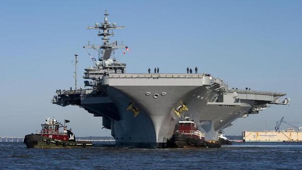 تحريك حاملة طائرات للخليج تحسبا لتدخل بالعراق بعد تهديد "داعش" بالزحف نحو بغداد