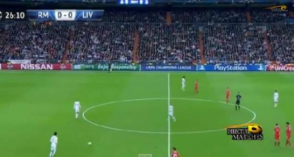 اهداف مباراة ريال مدريد وليفربول 1 - 0