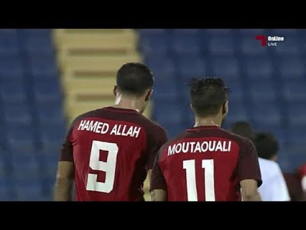 بالفيديو: هاتريك عبد الرزاق حمد الله الرائع اليوم في كأس نجوم قطر