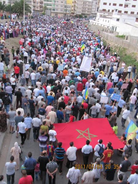 الأسباب العشرة لنجاح حركة شباب عشرين فبراير بطنجة