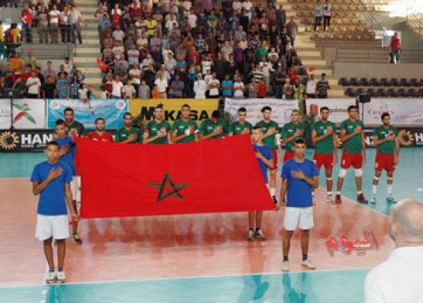 أمم إفريقيا للكرة الطائرة : المنتخب المغربي يحجز مقعده في المربع الذهبي