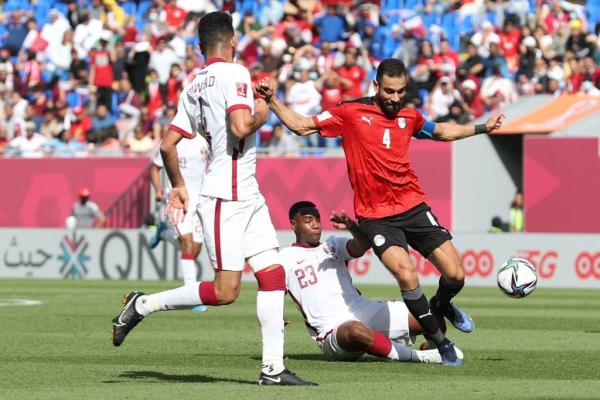 منتخب قطر يتفوق على نظيره المصري ويحل ثالثا في كأس العرب