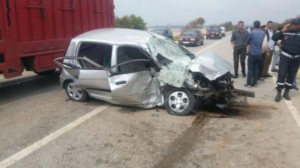 حادثة سير مروعة بضواحي طنجة تخلف عدد من القتلى و الجرحى