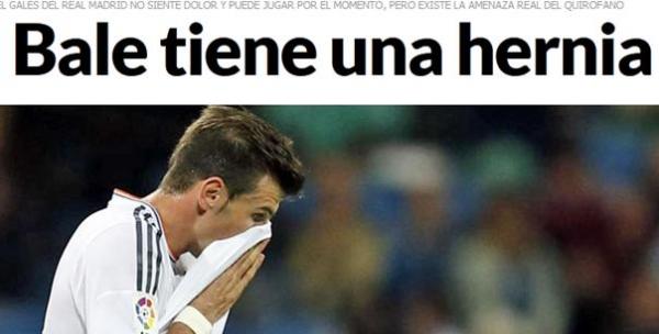 صدمة لعشاق الريال ..جاريث بيل يعاني من إنزلاق غضروفي