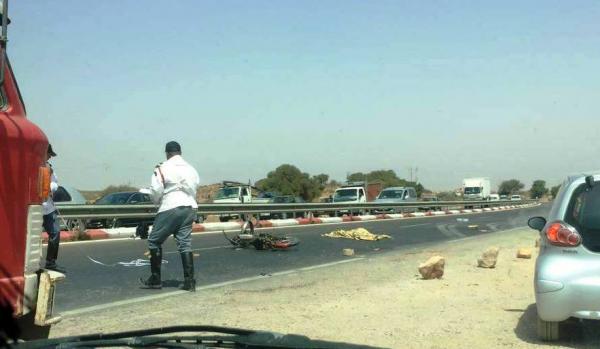 مصرع شخص في حادث سير خطير بأيت ملول (صور)