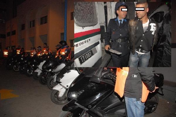أكادير : استراتيجية امنية جديدة تمكن من القبض على مسجلين خطر بينهم مجرم روع منطقة بلفاع