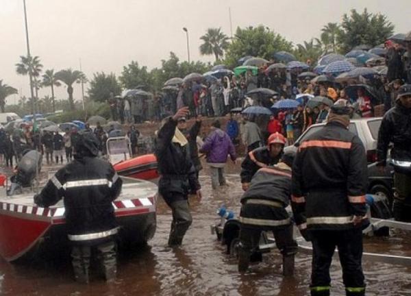 رغم الخسائر المادية .. التساقطات المطرية الغزيرة التي شهدتها طانطان تملأ السدود