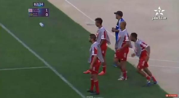 هدف مباراة لكوكب المراكشي - الجيش الملكي 1 - 0