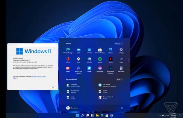 مايكروسوفت تطلق الإصدار التجريبي الأول من Windows 11