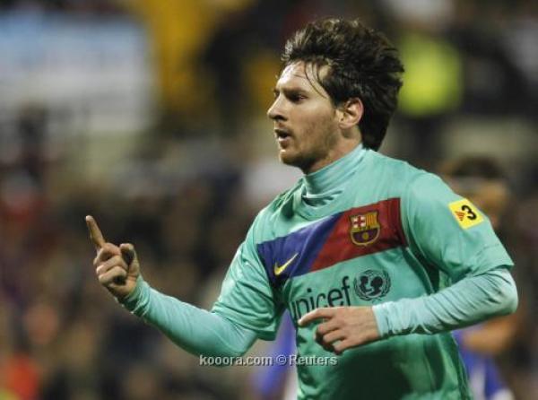 ثنائية ميسي تقود برشلونة لمعادلة رقم قياسي لعدد الانتصارات بالدوري 