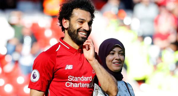 إصابة زوجة محمد صلاح بفيروس كورونا