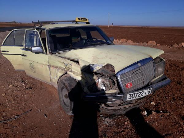 بالصور: أساتذة ينجون من الموت بأعجوبة في حادثة خطيرة نواحي سطات