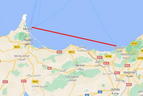 لمواجهة "الحصار " المغربي...مليلية المحتلة تسعى لإطلاق خط بحري يربطها بالجزائر وبدون "فيزا"