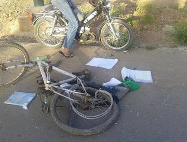 سائق يدهس فتاة كانت ذاهبة الى المدرسة على متن دراجتها الهوائية ضواحي مراكش