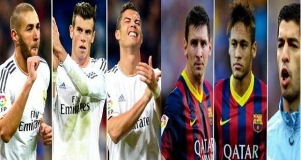 العالم يترقب معركة الكلاسيكو &quot;MNS&quot; برشلونة و &quot;BBC&quot; ريال مدريد