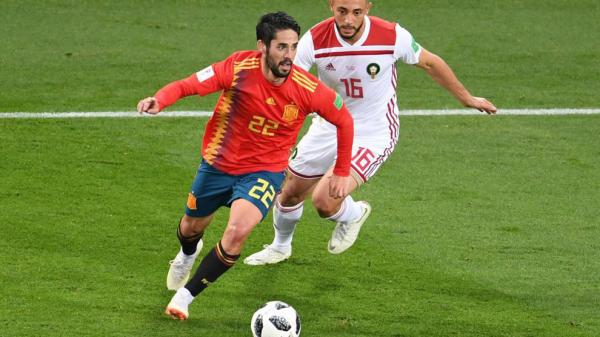 الورقة التقنية لمباراة المغرب واسبانيا