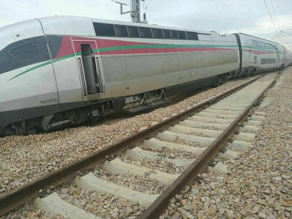 صورة .. حقيقة خروج قاطرة الـ TGV عن مسارها بين طنجة و العرائش