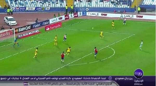 هدف فوز الباراغواي ضد جمايكا 1-0