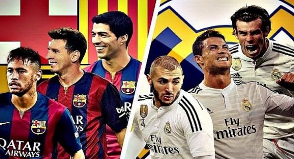 القنوات المفتوحة الناقلة لمباراة الكلاسيكو بين برشلونة و ريال مدريد 