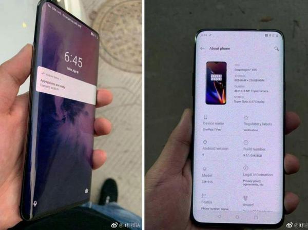 تسريب مواصفات هاتفي OnePlus 7 و OnePlus 7 Pro