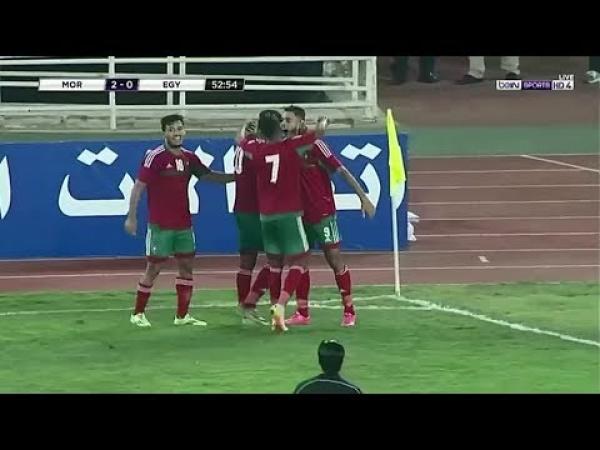 الهدف الثاني للمنتخب الوطني في مرمى مصر (مقران)