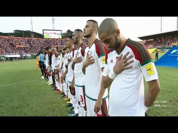 انتهاء الشوط الأول بتقدم المنتخب المغربي على مضيفه كوت ديفوار بهدفين للاشيء