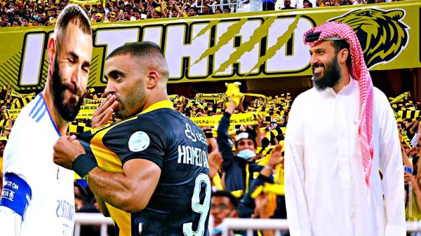 بالفيديو.. رئيس "الاتحاد" ينصف المغربي "حمد الله" بعد جدل التعاقد مع "بنزيمة"