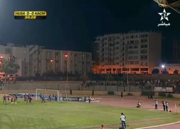 بالفيديو -  حسنية أكادير يسقط على أرضه أمام الكوكب المراكشي 3 -4 